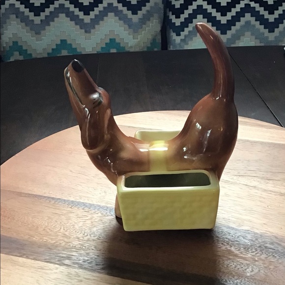 Vintage Dachshund Trinket Decor